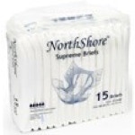 picture showing a bag of northshore supreme adult diapers