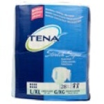 picture of a bag of tena stretch super briefs