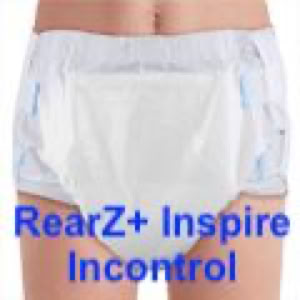 Picture of a RearZ Inspire adult diaper.